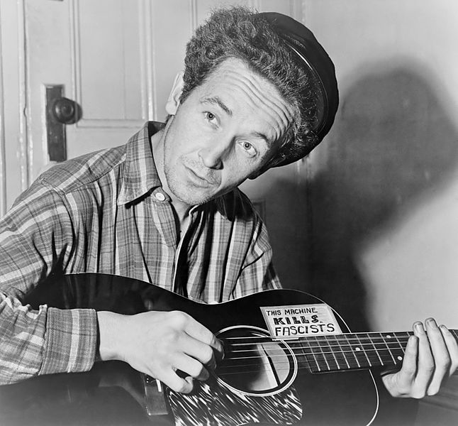 photo of woody guthrie
