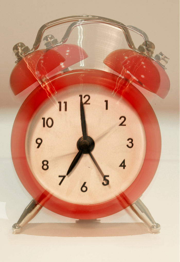 photo of alarm clock
