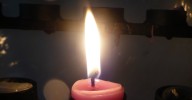 A candle flame