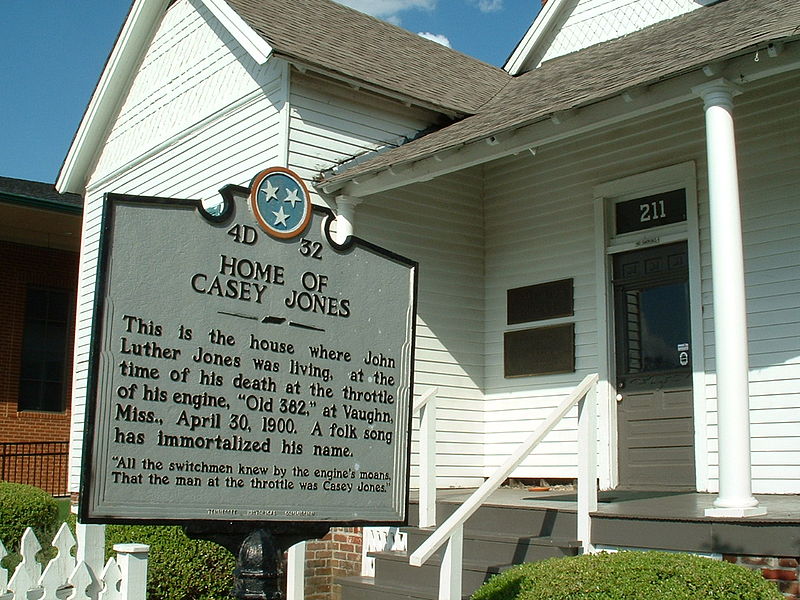 photo of the home of casey jones