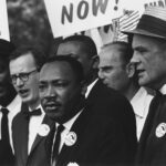 - Civil Rights March on Washington D.C. Dr. Martin Luther King Jr. and Mathew Ahmann in a crowd.   NARA   542015   Restoration 150x150