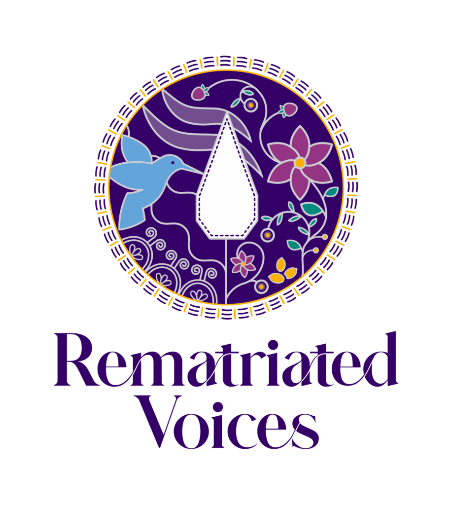 Rematriated Voices - Logo RV Priority 917x1024